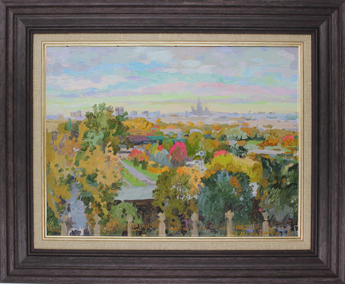 Коршунова Вера Александровна. Октябрь. Вид на Парк Горького 